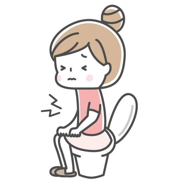 トイレに座ると足が痺れて困る女性